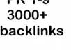 provide You 3000+ backlinks For Your Website