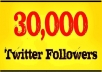 add 30,000 Twitter followers to your Twitter account, NO unfollows, no egg