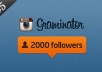 get you 2000 Instagram followers extremely fast without password.....!@