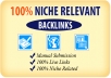 Create 20 Niche Related Blog Comments/Backlinks just 