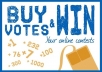 get you 550 facebook application vote/Photo like help to win any contest with in 24 hours