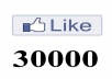  Provide 30000+ Real FACEBOOK Likes to your Facebook FanPage without Admin access for 