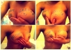 make my girlfriend to write your message or name on her boobs