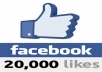 Get you 20000 20k [Permenent] Facebook Likes To Your Fanpage
