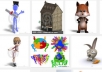 Give You 4500 3D Clipart And Photos Pack for WebDesign And Webmasters