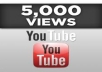 give You 5000+Very quick YOUTUBE Views In Less Then ninety six Hour 