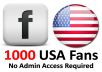 give you 1000+ USA Facebook fans WITHOUT Admin access