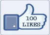 send 100 facebook likes from the USA, 100 facebook fans, no need admin access