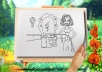 Do Animated Doodle video presentations 5slides 25sec