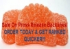 Introduce The World To Your Biz And Submit A Press Release To 50+ Permanent High Quality BLs + 42 Google, Bing, & Yahoo Approved High Rank Backlinks 