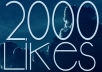 Give u 2000+ Staying High Quality Facebook Photo/ Fanpages Likes.