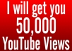 I will give you 50,250 Youtube views fast guaranteed