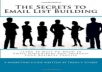The Secret to Email List Building