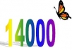 add 14000 High Quality real looking permanent twitter followers to your twitter account in less than 24 hours