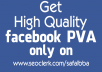 I'll Provide you 3 USA Verified Facebook PVA Account