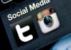 get 30000 twitter follower or 20000 instagram follower║permanent║