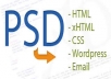 convert psd file into html and css using dreamweaver