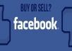Sell Facebook Pages 1000-100000 fans