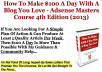 I will give you Adsense Masters Course - All 4 Course to make More Than 100 $ per day