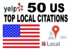 submit your business details to 50 top US Citations sites to boost your  Google+ page ranking
