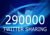 tweet your message to my more than 290,000 active Twitter Followers@@@!!!