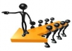 create MANUALLY a linkwheel with 9 high pr blog and give you the full control of them