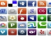 bookmark your website by HAND to top 50 high authority with dofollow social bookmarking websites