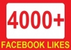 add 4000+ facebook likes / followers or 50000 twitter followers