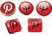 get you 650++ Pinterest Followers 100% real  on your website