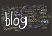 write a blog on any topic, quality worth the money you pay
