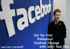 creat a facebook fanpage for your website, business and get it 200+ likes