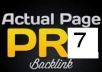 I will do 20 PR3+ Actual Pagerank 100% Do-follow 100% Unique 100% Manual Blog Comments Backlinks and 1 PR7 Link Bonus