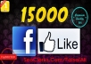 Give You GUARANTEED 15000+ High Quality Facebook Fans On Your Page Just