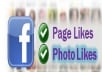 I can get you 400,likes on any Facebook page you want, tried and will not lose