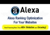 send 1,000+ real visitors traffic all with Alexa toolbar to boost your websites Alexa ranking