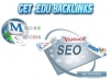 create 500 edu backlinks + 200 Low Obl Backlinks + 200 PR4 to PR1 Backlinks