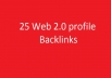 Create 25 web 2.0 profile