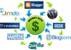 create keyword rich blog or mini sites for any niche linking back to your money site including 4 articles/posts 100% Unique and Orginal