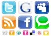 give 30 Google plus 30 Stumbleupon likes 30 Twitter retweet, 20 folkd votes 30 Delicious saves 30 Facebook share