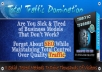 I will give you Traffic Tsunami INNOVATIVE TOP QUALITY TRAFFIC SYSTEM learn How to make thousands of dollars with adsense