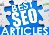 write two 400 word SEO Blog Articles on Time Delivery