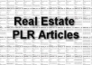 provide you 1755 Real Estate Private Label Rights Articles can Be Used On Website For Promotion with Special Bonus Within 24 Hours