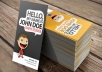 delivers Print─Ready Business Card that Can be Personalized by You and have an Changeable Character on it....!!!!