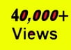 give your YouTube Video Over 40000 Unique Real Views