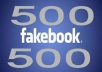add 500 Facebook Likes your fan page less than 24 hrs
