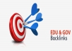 submit dofollow 15 edu and gov + 40 directory submission