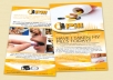 design 1  flyer or brochure in HIGH quality 