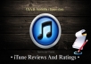 write 20 high quality reviews for any free app on itunes USA store