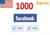 add 1000 High Quality USA Facebook Likes, Fans to your fanpage within 24 hours...!!!!