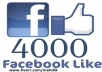 get you 4000+ Facebook Likes , Best Quality and Authentic With in 48 Hours
